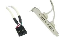 USB CABLE TYPE AF(X2) TO HOUSING 2X5PIN [XY-USB112]