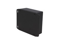 Diecast Aluminium Black 92X92X38MM Flanged Lid [1590YFLBK]