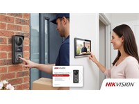 Hikvision Hybrid HD Video Intercom Kit, 7" Colorful TFT Touch Screen 1024×600, RAM:128MB, ROM:32MB, Built-in Omnidirectional Mic, Support TF card Up to 128GB, Built-in Loudspeaker, 4 Wire, Wi-Fi 802.11 b/g/n, IP65, IK08, Debugging Port, 12VDC [HKV DS-KIS313-P]