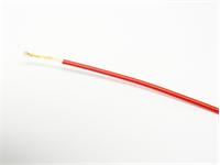 Hookup Cable Multi Strand • 0.22mm2 24-AWG • Red Colour • 300V [CAB01-0,22MRD]