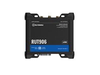 Teltonika Industrial RS232/RS485 MQTT 4G Dual SIM Router WiFi 4 , Sim Slots:2 , USB2.0 , 4×RJ45 10/100Mbps , 4G LTE 2.4GHz , 128MB RAM/16MB Flash , Power I/P:9~30VDC , Antennas:2xSMA For LTE , 2xRP-SMA For WiFi , 1xSMA For GNSS , 110×50×100mm , IP30 [RUT906]