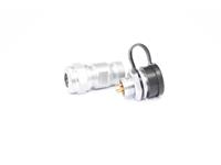 Female Circular Connector • Metal-Shielded with Push-Pull Cable-End Receptacle • 5 Pole • 5A 180VAC • IP67 [XY-CCM211-5S]