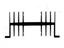 Extruded Heatsink for TO-3 TO-66 • pattern not Drilled • Rth= 1.75 K/W • Length : 100mm • Black Anodised surface [SK03-100SA]