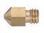 3D PRINTER EXTRUDER BRASS NOZZLE 0,4MM [DHG 3D PRNT EXTRD NOZZLE 0,4MM]