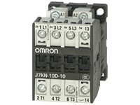 Contactor, 3-Pole, 4 KW; 10 A AC3 (380-415 VAC) + 1 NO Aux., 24 VDC OC (J7KN9670C) [J7KN-10D-10 24D]