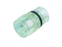 Male Receptacle • 4way • Solder • Transparent with Sealing Hole [09-0441-50-04]