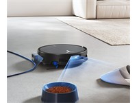 Ecovacs Smart Robot Vacuum, Suction:24,800Pa, ZeroTangle 3.0, OZMO Roller, TruEdge , Bin/Bag Capacity:3L , Clean Water Tank:4L, Dirty Water Tank:2.2L, Battery:6400mAh, AIVI 3D 3.0 Technology, Rotation speed:220 RPM, 353×351.5×98mm, 12.8kg [ECOVACS DEEBOT T80S-OMNI-BK]