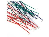 ** Discontinued ** 140 WAY SOLDERLESS BREADBOARD WIRE JUMPER KIT ,ASSORTED SIZES AND COLOURS..COLOR: RED, ORANGE, YELLOW, GREEN, BLUE,  PURPLE, GRAY, BROWN, WHITE..INCLUDES LENGTHS OF : 2,5,7,10,12,15,17 ,20,22,25,50,75,100,125 MM ,BOX SIZE: 165 × 55 × 1 [BMT BREADBOARD JUMPER KIT (140)]
