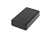 ABS Enclosure With Battery Door 110X65X27 Black [1593QBK]