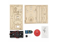 When The Flame Sensor Detects The External Fire Source, The Indicator Lights Up And The Buzzer Sounds An Alarm. Please Note That Batteries And A Candle Are Not Included [EDU-TOY FIRE EXTINGUISHER KIT T1]