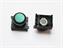 Push Button Actuator Switch Illuminated Latching • Green Flush Lens • Black 30mm Bezel [P301LG]