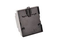 DIN Rail Mounted Enclosure 4 Module 90X70X58 Grey [1597DIN4GY]