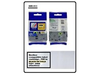 Brother Compatible Label Cartridge, TZE in Black on Gold Tape 6mm (8metres), AZE-811 = BRH TZE 811 [AZE-811]