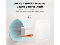 SONOFF ZIGBEE Smart Switch (No Neutral Required) Allows One To Remote Control, Schedule ON/OFF And Set Smart Scenes To Trigger Other Devices, ETC. By Connecting ZIGBEE HUB. [SONOFF ZBMINIL2 SMART SWITCH]