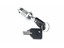 Mini Round Key Switch SPST Key Pull 2 1A OFF/ON 2 Terminal [IGS106-2]