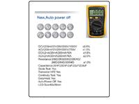 VC890D HANDHELD LCD DIGITAL MULTIMETER AC DC VOLTAGE, RESISTANCE ,CAPACITANCE TESTER, DATA HOLD ,DIODE TEST,TRANSISTOR TESTER- HFE , AUTO POWER OFF, LARGE LCD SIZE 60X35MM [MULTIMETER VC890D]