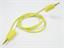 TEST LEAD 2MM PLUG L=45CM 19A 50V GOLD PLATED [KLG2-45 YELLOW]