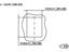 RJ45 E-DAT Keystone Modul Cat.6A Shielded Jack - IDC Termination for Hi Speed 10GB p/s Data Transfer [130910KZ]