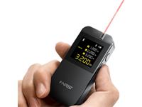 0.05-40M Measuring Range, Resolution 1mm. Laser Class II 620-670NM. Battery 3.7V/400mAh. Length, Area, Volume, Pythagorean for Height and Arithmetical Operation. Supports Connection with Mobile Through Bluetooth. [FNIRSI IR40 LASER DISTANCE METER]