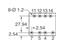 Medium Power Monostable Vertical Relay Form 2C (2c/o) Plug-In 24VDC Coil 1600 Ohm 5A 250VAC/30 VDC Bifurcated Contacts - Hi Rel. [NC2D-DC24V]