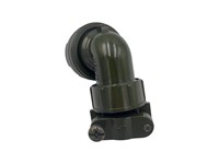 Elbow Backshell For XY3106A-16S Series Connectors Includes Cable Clamp [XY-LB3108F-16S]