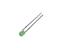 3mm Transparent Cylindical Green 3MCD LED Lamp [L-1334GT]
