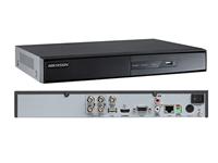 Hikvision 4CH Turbo3 HD/AHD DVR H.264+/H.264, IP/HDTVI/AHD/CVBS-1080P/720P/WD1/4CIF/VGA/CIF(PAL~25fps/ NTSC~30fps), VIDEO I/P 4xBNC, TCP/IPx1/32Kbps-4Mbps, 1xSATA, 2xUSB 2.0, 1xHDMI, VGA, 1xRCA I/P & O/P, 1x GND, Up to 6TB CAP per disk. [HKV DS-7204HGHI-F1]