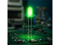 2.5 x 5mm Rectangular LED Lamp • Green - IV= 8mcd • Green Diffused Lens [L-173GD]