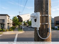 Dahua Pole Mount Bracket, Aluminium & SUS304, 0,27kg, {125.6x114x20mm} [DHA PFA152-E]