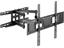 DUAL ARM WALL MOUNT FULL MOTION TV BRACKET 37~80INCH [UNIM3780FM]