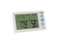 Humidity & Temperature Meter, LCD 4.5", Range:-10～50℃, Humidity:20%~95%RH, °C/°F Selection, Sampling Time:10s, Alarm Clock/Time Display, Date/Calendar, Includes 1xAAA Battery [UNI-T A13T]