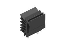 Extruded Heatsink for PCB Mounting for TO-220 • Rth= 9 K/W • Length : 25mm • Black Anodised surface [SK525-25ST]