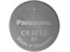 Lithium Battery 3V 500mAh (D=30mm x H=3.2mm) Weight 6.9g [CR3032 PANASONIC]