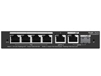 REYEE 6 PORT GIGABIT SMART CLOUD MANAGED POE SWITCH 1xSFP COMBO PORT , MAX POE BUDGET:54W , SWITCHING CAPACITY:12Gbps , PSU:100~240VAC , 148x78x26mm [RG-ES206GS-P]