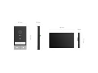 EZVIZ Smart Home Video Doorphone 2-Family Kit 3MP, Outdoor Doorbell 2mm LENS (MAX6M IR), 2x7" Colour Touch Screens, 1/2.7" CMOS, H.265/H.264, 2D/3D DNR, Two Way Talk, WiFi 6 (2.4G/5Ghz), 2 Wire, Capable with 4 wired, DC24V/1A [EZVIZ CS-HP7-R200-1W2TFC]