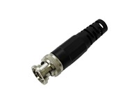 Inline BNC Plug • 75Ω • Cable : 6.3MM RG59BU With Boot [71S101-109A4BOOT]