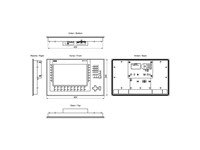 SIMATIC HMI KP1200 Comfort, Comfort Panel, Key Operation, 12" Widescreen TFT Display [6AV2124-1MC01-0AX0]