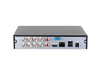 Dahua 8CH DVR WiZSense Penta-Brid 1080N/720P HDCVI/AHD/TVI/CVBS/IP, H.265+/H.265, 1 SATA Port Up to 6TB, 32Kbps~4096Kbps, HDMI/VGA, 2xUSB2.0 Ports, 1xRJ45 10/100Mbps, SMD Plus, iOS Android, ONVIF 24.06, 12VDC1.5A, 197.0×204.3×41.5mm [DHA XVR1B08-I/T]