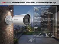 Hikvision Acusense Bullet Camera 4MP , 4mm Lens , Upto 40m IR , 1/3" Progressive Scan CMOS , Max Res:2688×1520 , 32Kbps~8Mbps , CBR, VBR , H.265+ , BLC, HLC, 3D DNR , WDR120dB , 1xRJ45 10M/100M , IP67 , Built-in Memory Card Slot Upto 512GB [HKV DS-2CD2046G2H-I (4MM)]