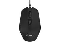 WINX DO Essential Wired USB Mouse, 4 Adjustable DPI Levels For Optimal Precision, DPI:1200/1800/2400/3600, Cable Length:128cm, Compatibility: Windows, Linux, MacOS, 10.9x6.8x3.7cm, 65g [WINX-KB106]