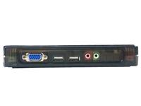 EDIMAX 350MHz High Bandwidth 4 Port USB KVM Switch, Cables Included, VGA (2048x1536 Max) [EDX EK-UAK4]