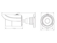 BULLET Camera AHD 2MP IR Water-proof,1/2.9”CMOS,1920x1080,WDR,Varifocal 2.8-12mm Lens,20~30m IR,Day-Night,AHD/TVI/CVI/CVBS output available,IP66 [TVT TD-7422AEL2 (D/FZ/SW/IR2)]