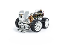 SunFounder Picar-X AI Video Robot Car Kit for Raspberry Pi 5/4/3B+/3B & Zero 2W (NOT INCLUDED), ChatGPT-4o Enabled with Voice Command & Video Recog, Python, Scratch, Camera, Mic, Rech Batt, Camera 5MP, Line/Object Following, Obstacle Avoidance [SUNFOUNDER PICAR-X]