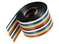 Flat Ribbon Cable • 34way 28-AWG • Coloured [FRXCF34]