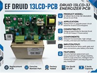 Druid 13LCD-3J Energizer PCB {EE-DR.LCD/B/13} [EF DRUID 13LCD-PCB]