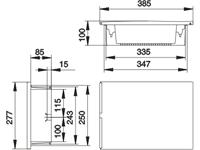 Flush-fit Hollow Wall Enclosure • IP-30 • 347x250x100mm [IDE 32110]