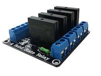 ** Discontinued ** 4 CHANNEL 5V  SOLID STATE RELAY MODULE BOARD. CONTROL I/PSIGNAL VOLTAGE: (0-2.5V STATE LOW RELAY OFF) (3.3-5V STATE HIGH RELAY ON).RATED OUTPUT LOAD: 2A AT 100 TO 240VAC (50/60HZ).LOAD VOLTAGE RANGE:75 TO 264VAC (50/60HZ).LOAD CURRENT: [BMT SOLID STATE RELAY BRD 4CH 5V]