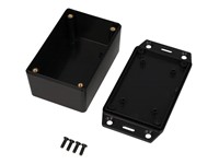 ABS Enclosure 87 X 57 X 36MM Flanged Lid Black IP54 [1591XXLFLBK]