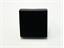 18x18mm Black Square Translucent Lens [T1818BK]