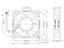 Fan 60 x 60 x 10mm 12VDC 3 Wire HTLS(Sleeve) Bearing AF=21.23(CFM) 4750RPM 0.23A 2.8W 36DBA Jamicon [FANDC012060-15B]